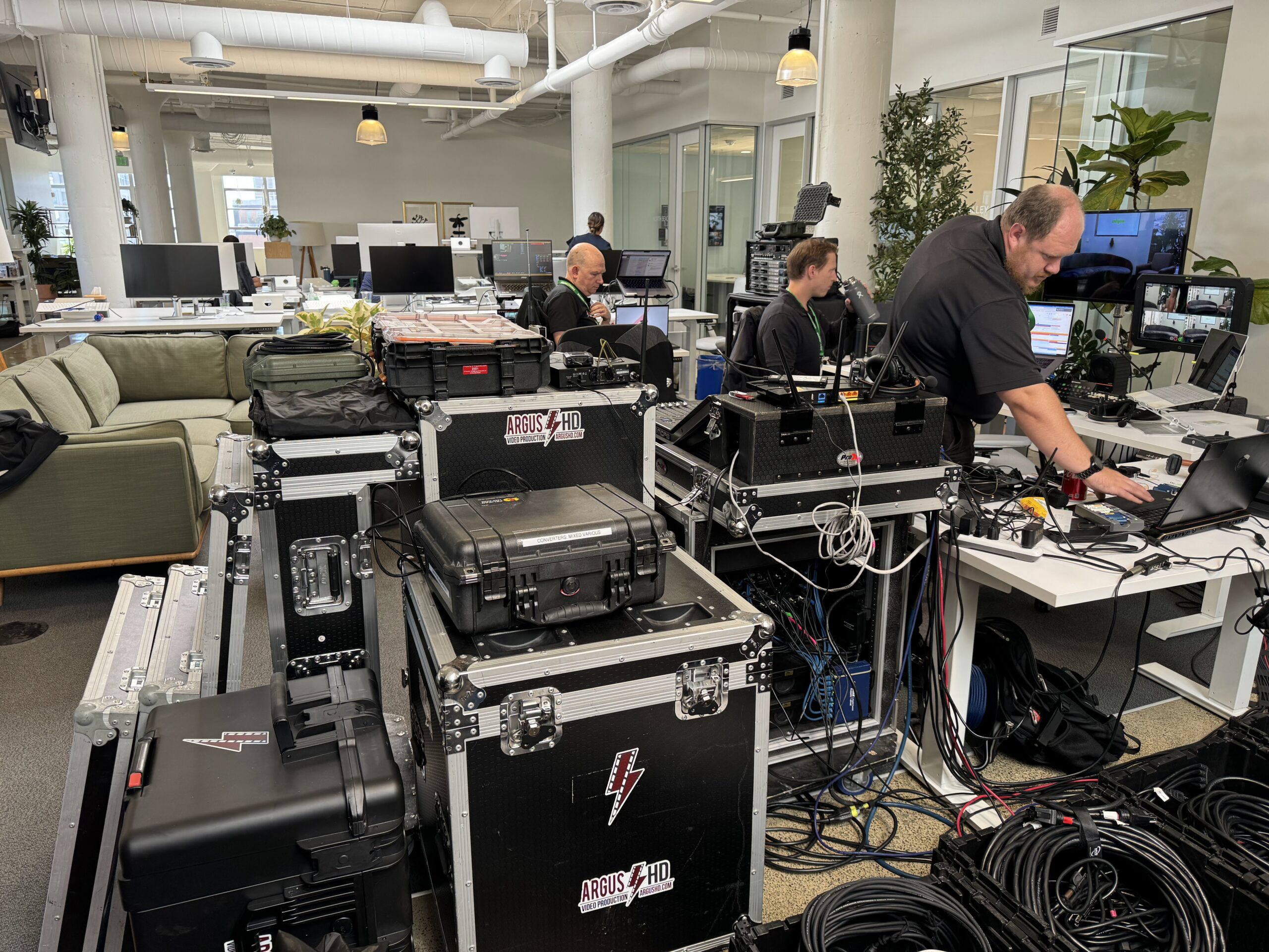 Argus HD video production behind the scenes