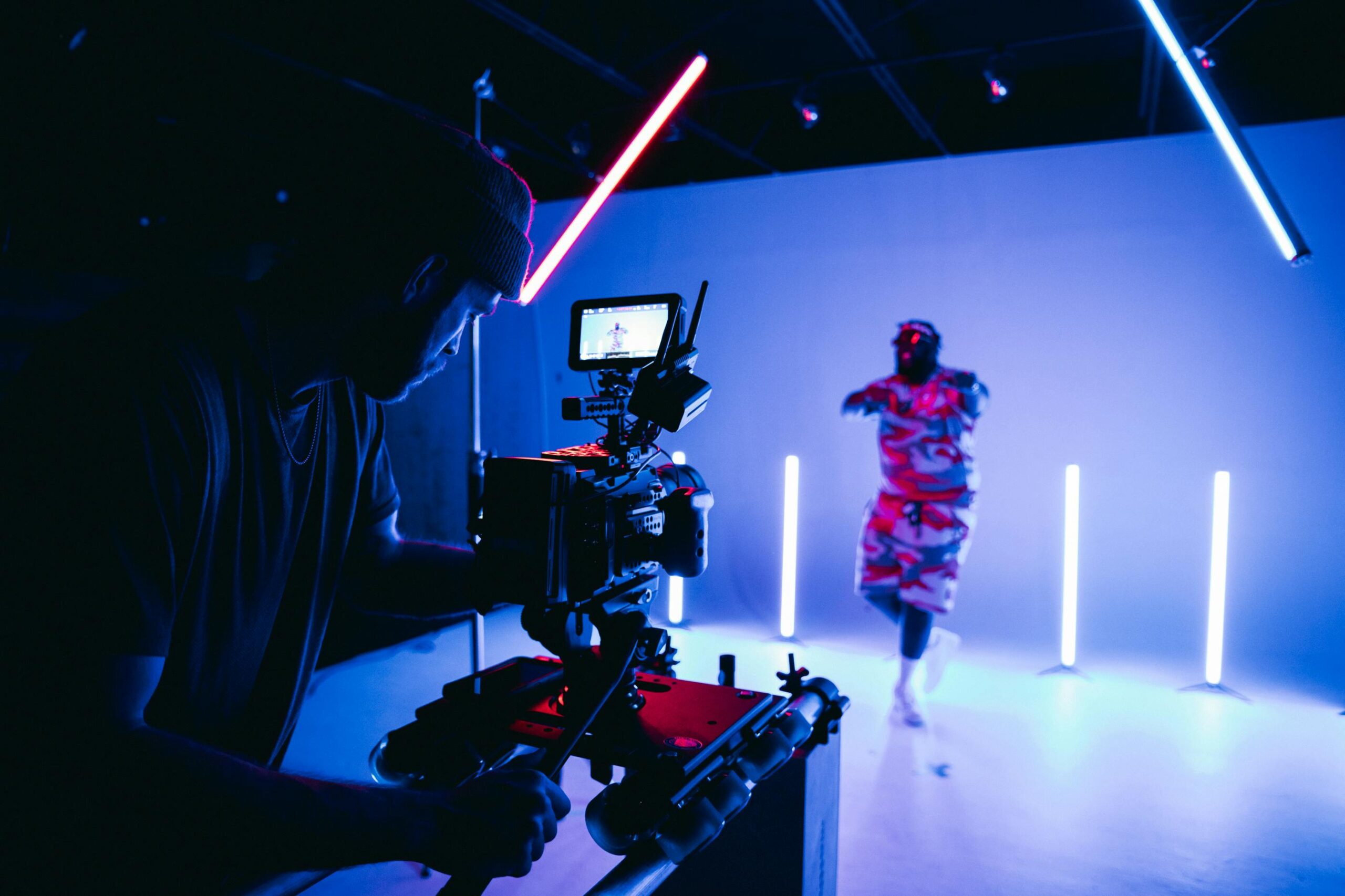 Professional video production studio setup - Photo by kyleloftusstudios